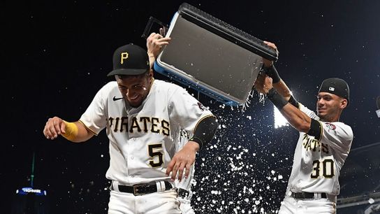 Homer 'bug' bites Perez, who shrugs off struggles to hit a trifecta taken at PNC Park (Pirates)